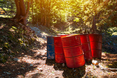 Toxic Waste Barrels In Forrest