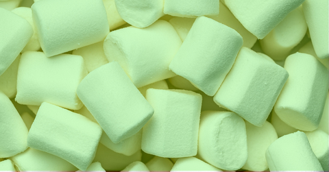 Green marshmallows