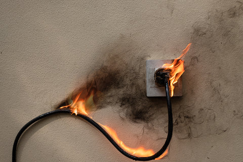 Power Outlet Shortage On Fire