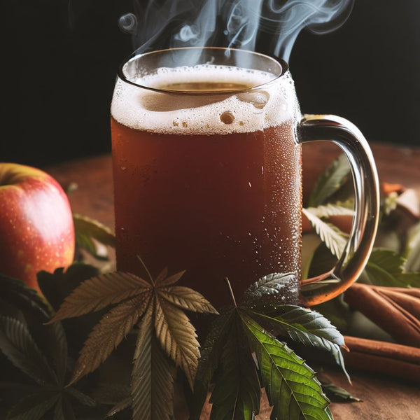 Punch au cidre de pomme infusé au cannabis