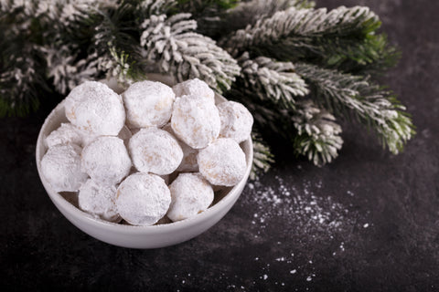 Biscuits boules de neige au THC