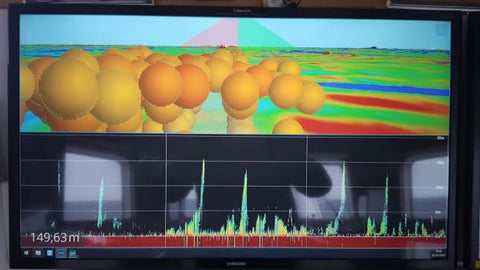 WASSP F3X with Squid showing in sounder and as water column targets