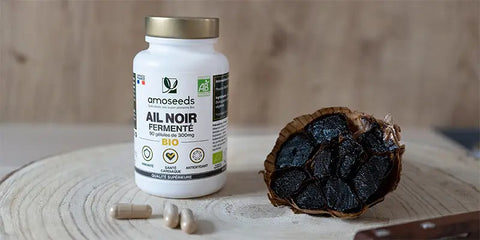 ail noir gelules amoseeds specialiste des super aliments Bio