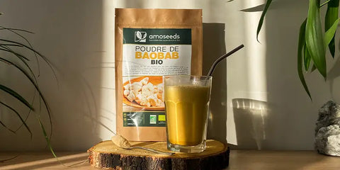 baobab poudre amoseeds specialiste des super aliments Bio