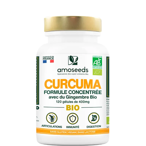 curcuma gelules amoseeds specialiste des super aliments Bio