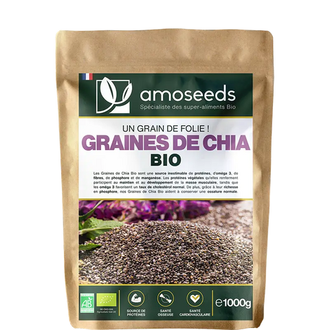 graines chia amoseeds specialiste des super aliments Bio