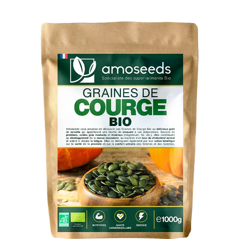 graines courge amoseeds specialiste des super aliments Bio