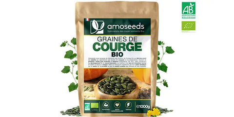 graines courge bio amoseeds specialiste des super aliments Bio