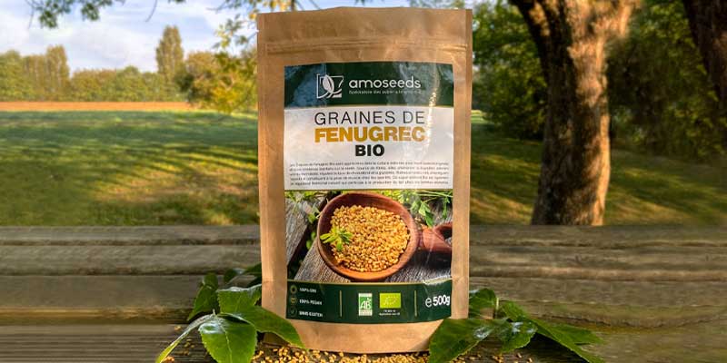 Graines de fenugrec bio amoseeds specialiste des super aliments Bio