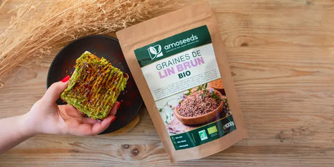 graines lin brun amoseeds specialiste des super aliments Bio