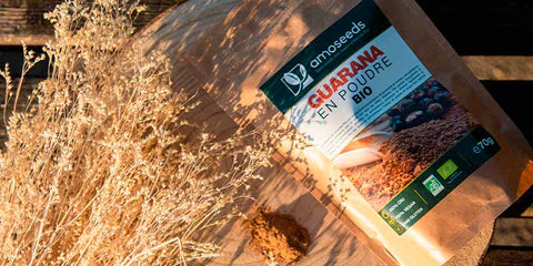 Guarana poudre bio amoseeds specialiste des super aliments bio