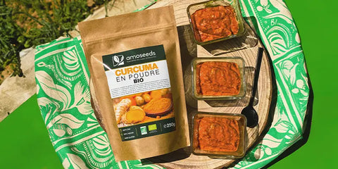 curcuma poudre amoseeds specialiste des super aliments Bio