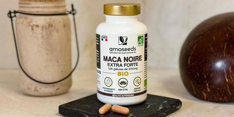 Maca noire bio amoseeds specialiste des super aliments bio