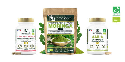 pack cheveux bio amoseeds specialiste des super aliments Bio