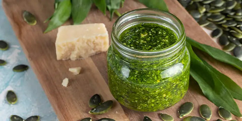 recette pesto graines courge ail noir amoseeds specialiste des super aliments Bio