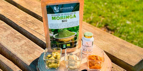recette trio aperitif curcuma moringa bio amoseeds specialiste des super aliments bio