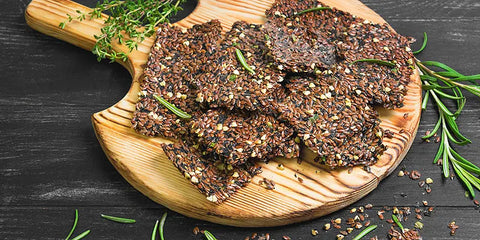 recette crackers graines lin brun amoseeds specialiste des super aliments Bio