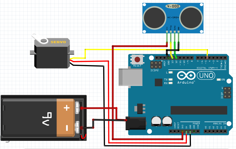 DIY desde casa - 3A: Papelera automática (sensor ultrasónico HC-SR04)—  Techmake Solutions