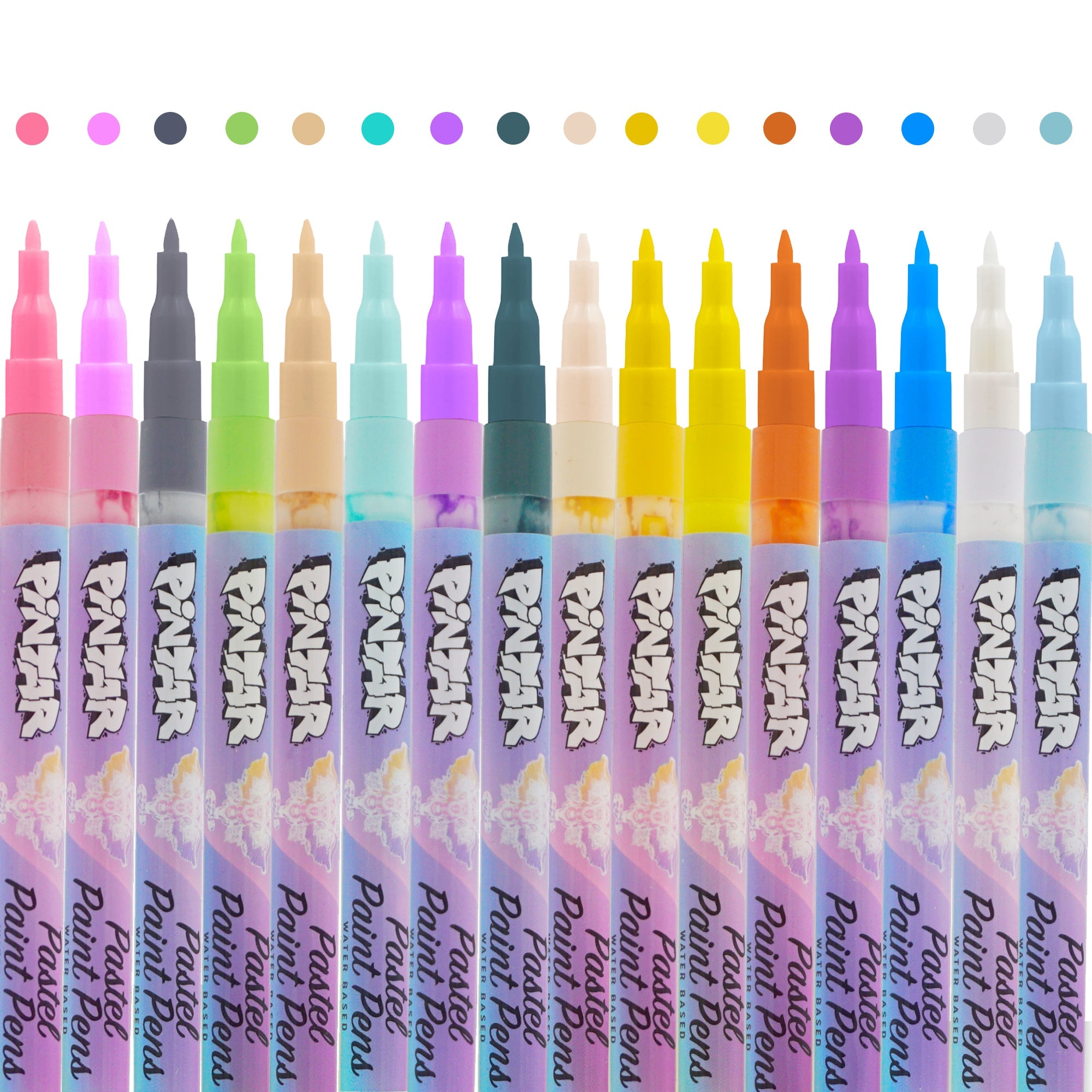 PINTAR Premium Acrylic Paint Pens - (26 Colors) Medium Tip Pens For Rock  Painting, Wood, Paper Water Resistant Paint Set, Craft Supplies, DIY Project