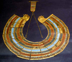 Pharaoh Tutankhamun's seed bead collar