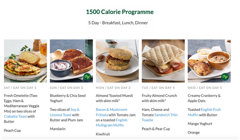 1500 cal meal plan with Doctor for weight loss