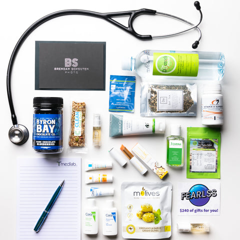 Inside the Doctor Approved Gift Bag