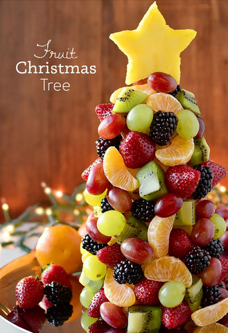 DIY Fruit Christmas Tree