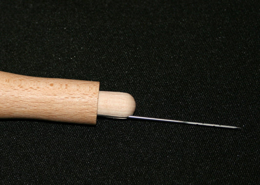 Wooden Felting Needle Holder (with Needle) – Evanston Stitchworks
