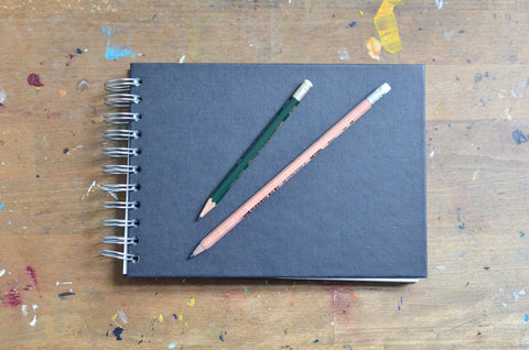 eco-friendly book and pencil