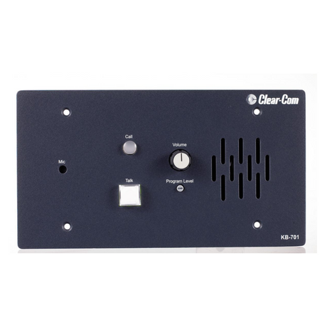 Clear-Com PT-8 Push-to-talk Handset – Amber Sound