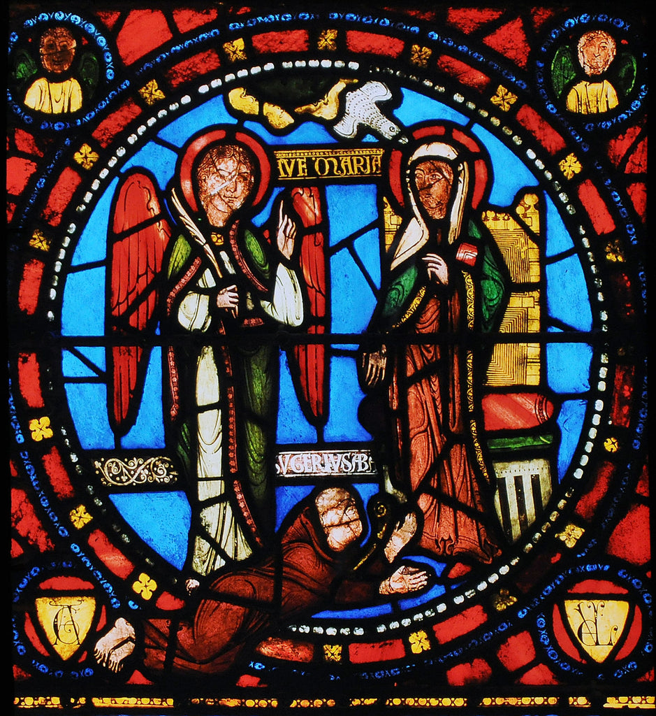 Stained glass detail, Basilica of Saint-Denis