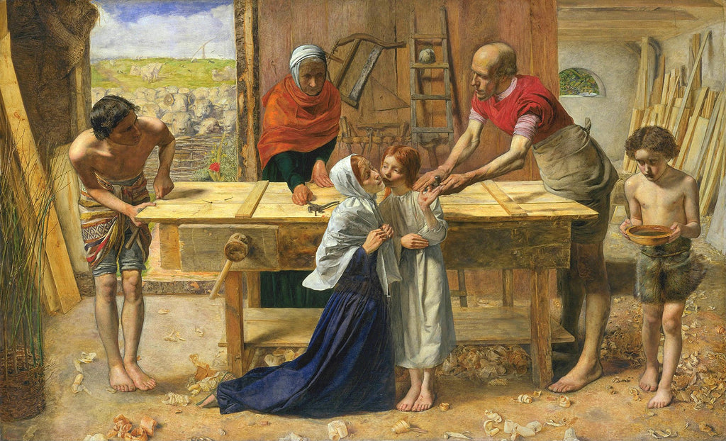 Christ in the House of His Parents by John Everett Millais. Painted in 1849-50. Tate Britain (London)