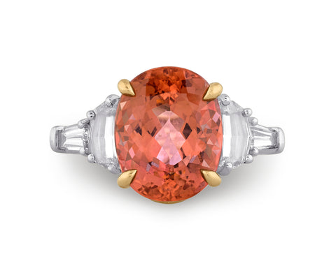 6.21-Carat Topaz and Diamond Ring by Tiffany & Co.