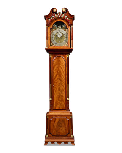 George III Adam and Eve Automaton Longcase Clock, English, circa 1780.