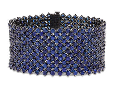 Sapphire Mesh Bracelet