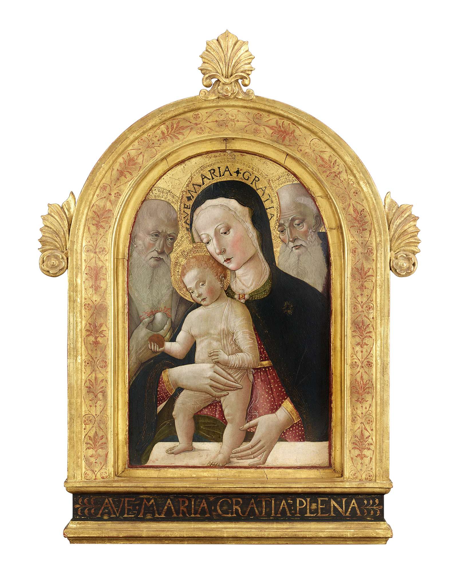 Virgin and Child with Saints Jerome and Bernard by Giovanni, circa 1475
