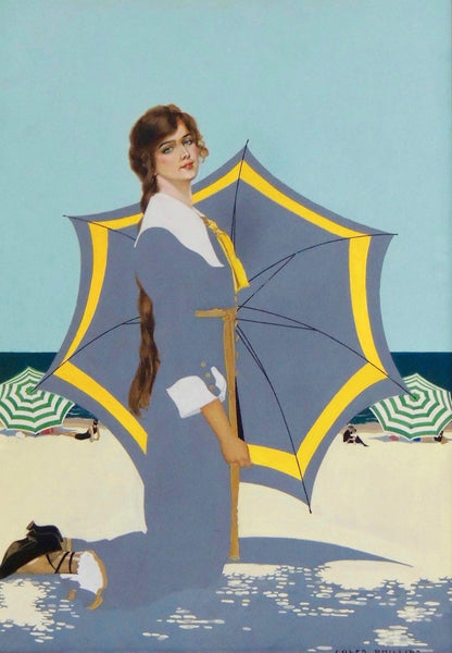 Fade-Away Girl by Clarence Coles Phillips, Good Housekeeping cover, June 1915, M.S. Rau.