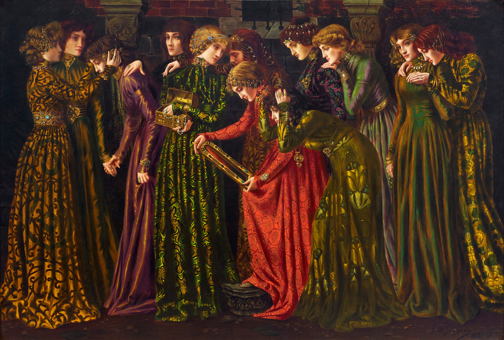 The Twelve Princesses by Gustave-Max Stevens. Dated 1899. M.S. Rau (New Orleans)