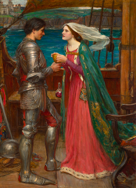 Tristram and Isolde by John William Waterhouse