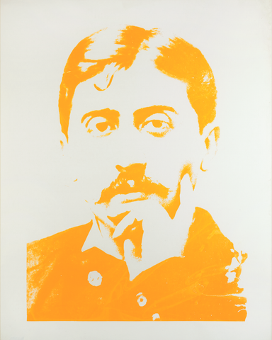 Portrait of Marcel Proust by Andy Warhol, circa 1976