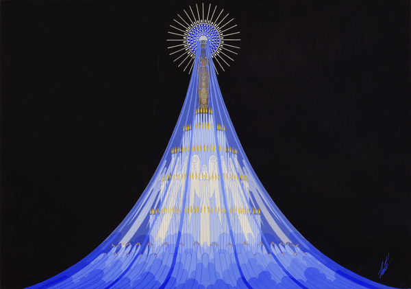 Ave Maria by Erté, 1928 set design.