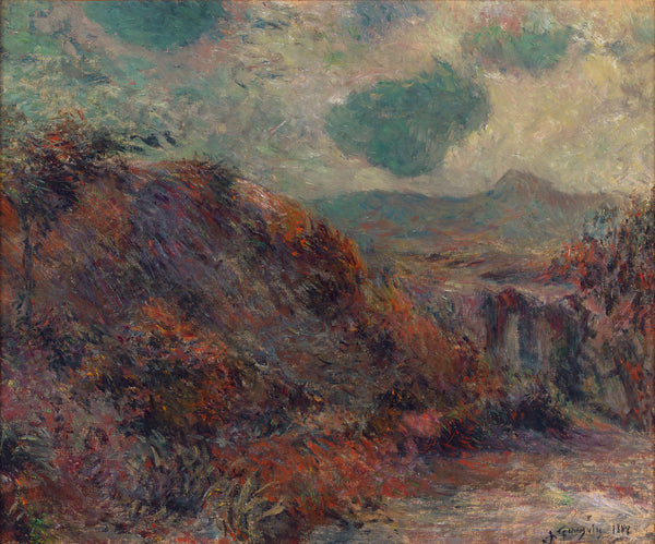 Paysage Montagneux by Paul Gauguin. 1882.