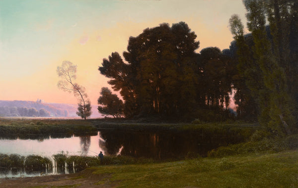 Soleil levant, vallée de la Dordogne by William Didier-Pouget. Circa 1915.