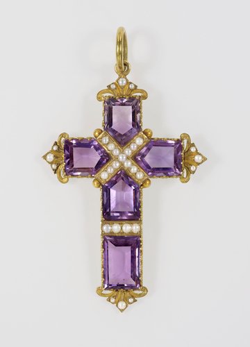Amethyst Pendant Cross. Circa 1877 (Royal Collection Trust, London)
