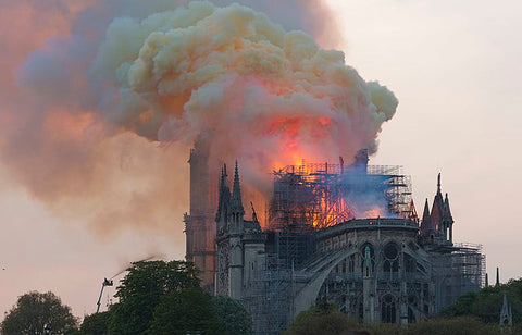 Notre Dame Fire, Paris, France. 2019. Source.