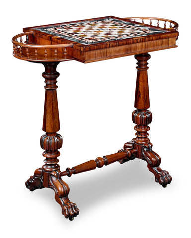 William IV-Period Specimen Chess Table | M.S. Rau