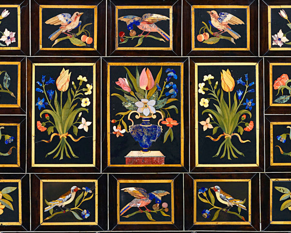 Grand Ducal Pietre Dure Console Tables. Table tops circa 1625-1650. M.S. Rau. 