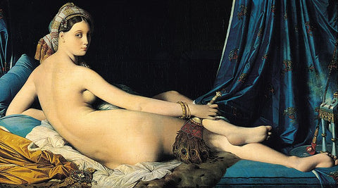 Grande Odalisque by Jean-Auguste-Dominique Ingres. 1814.