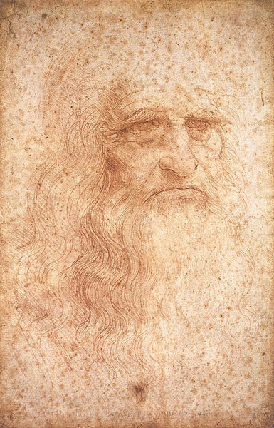 Self-portrait by Leonardo da Vinci, c. 1512