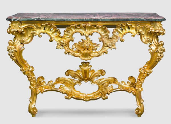 Louis XV Period Console Table. Circa 1750. M.S. Rau, New Orleans